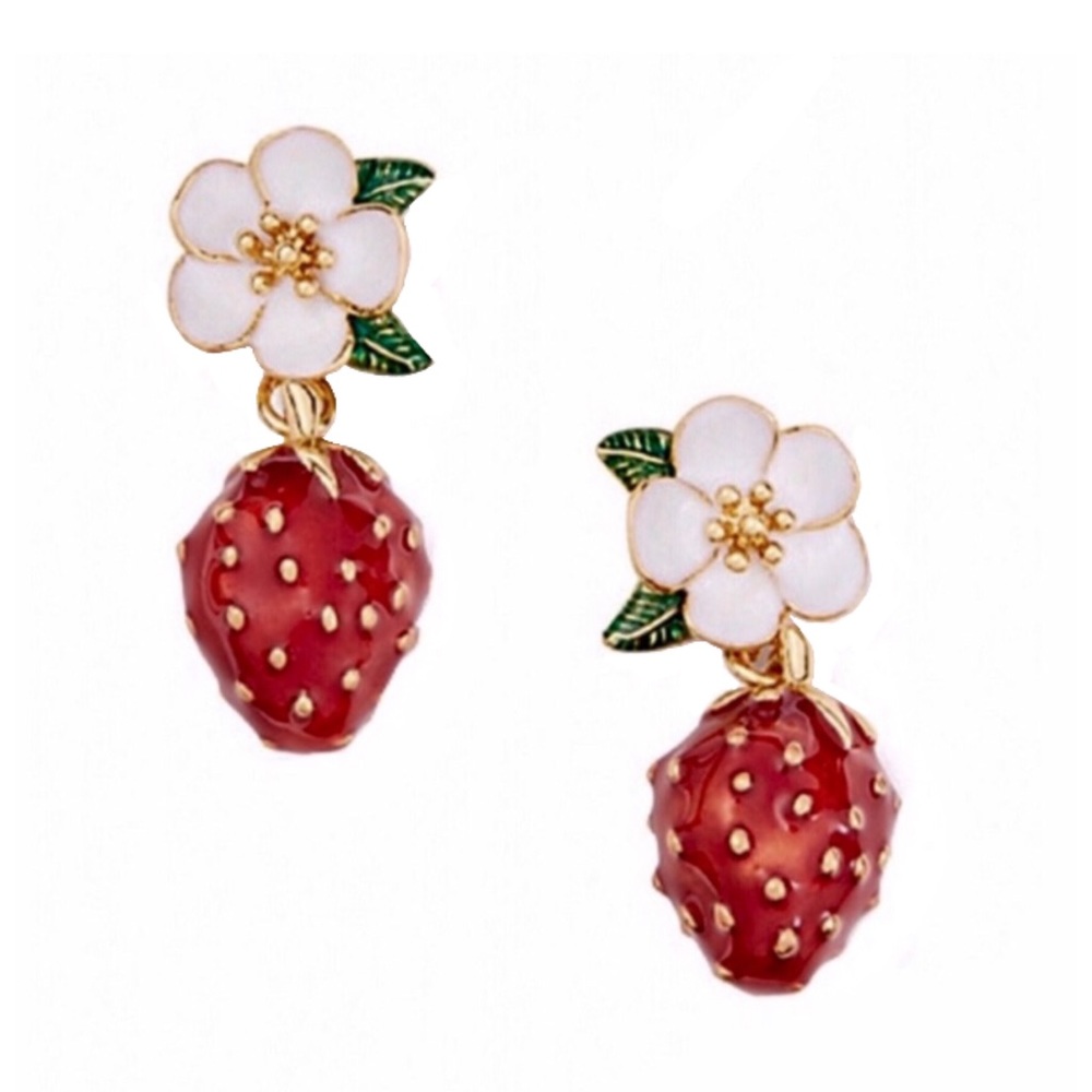 KATE SPADE • Picnic Perfect Strawberry Earrings